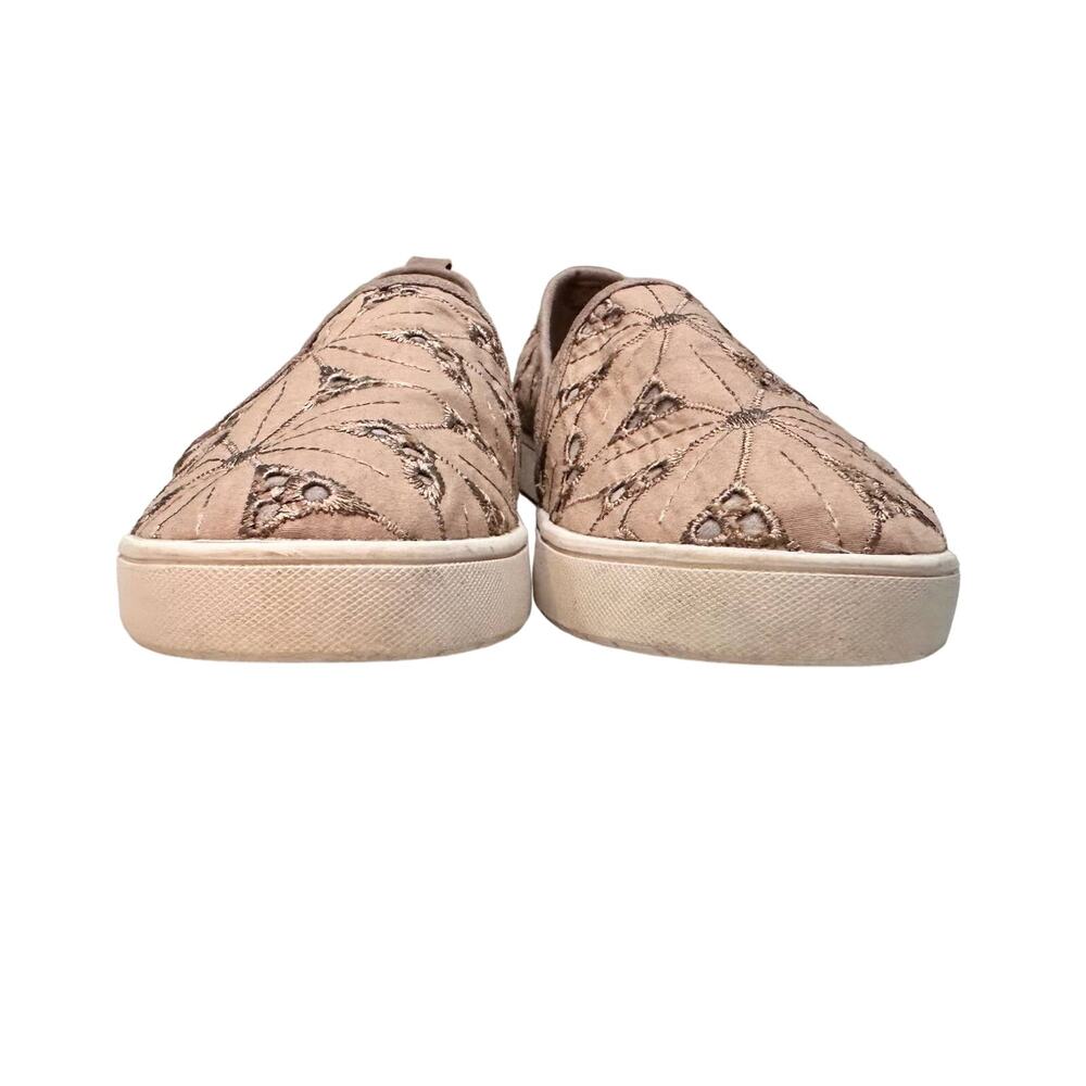 Koolaburra by Ugg Ortholite Amiah Slip On Embroidered Floral Flats Size 7 Tan - Picture 4 of 11